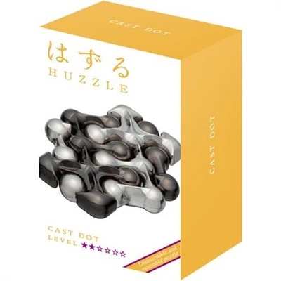 HANAYAMA Huzzle Metallpuzzle Cast Dot Level Schwierigkeitsgrad 2 Geschenkset