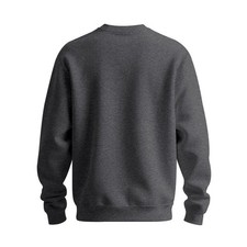 Mens Plush Lined Thermal Sweatshirt Pullover with Crew Neck for Fall and Winter