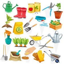 48Pcs Gardening Tool Cupcake Toppers Garden Birthday Party Decorations Garden