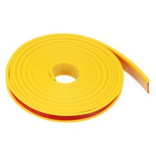 Edge Banding 15mm x 6M Flexible TPE Self Adhesive U-Shape Veneer Tape Yellow