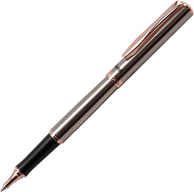 Pentel Libretto Roller Gel Pen, Rose Gold, Black 1 Count (Pack of 1), 