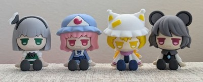 Touhou Project Gummifigur 4er Set PVC 6cm Mehrfarbig Figuren Teile