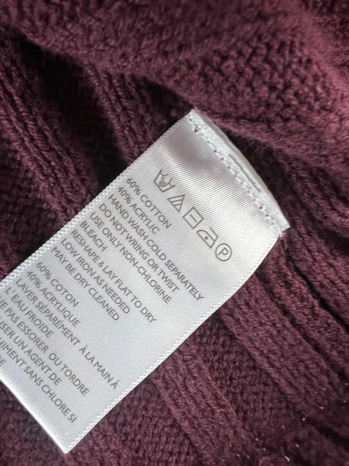 URBAN OUTFITTERS Lote De 2 Cuello Alto Acanalado Para Hombres XL Suéter Algodón Acrílico Foto 4 de 4