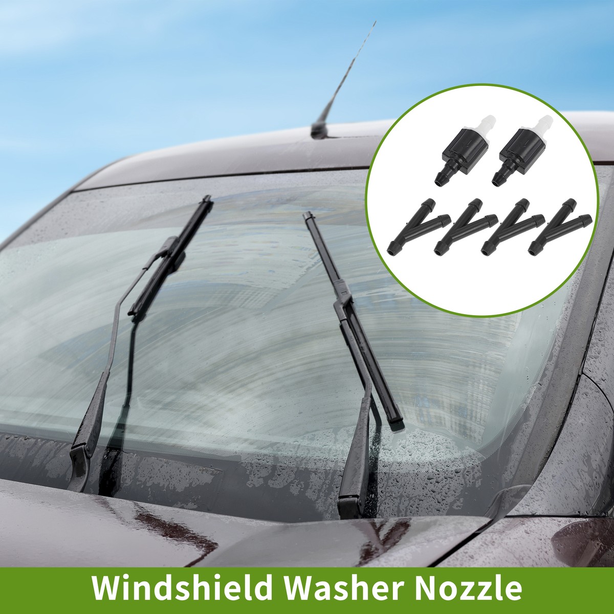 Windshield Washer Nozzle With Hose Connector for Lexus No
