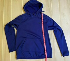 NIKE DRI FIT BLUE HOODIE SWEATSHIRT SIZE S youth unisex