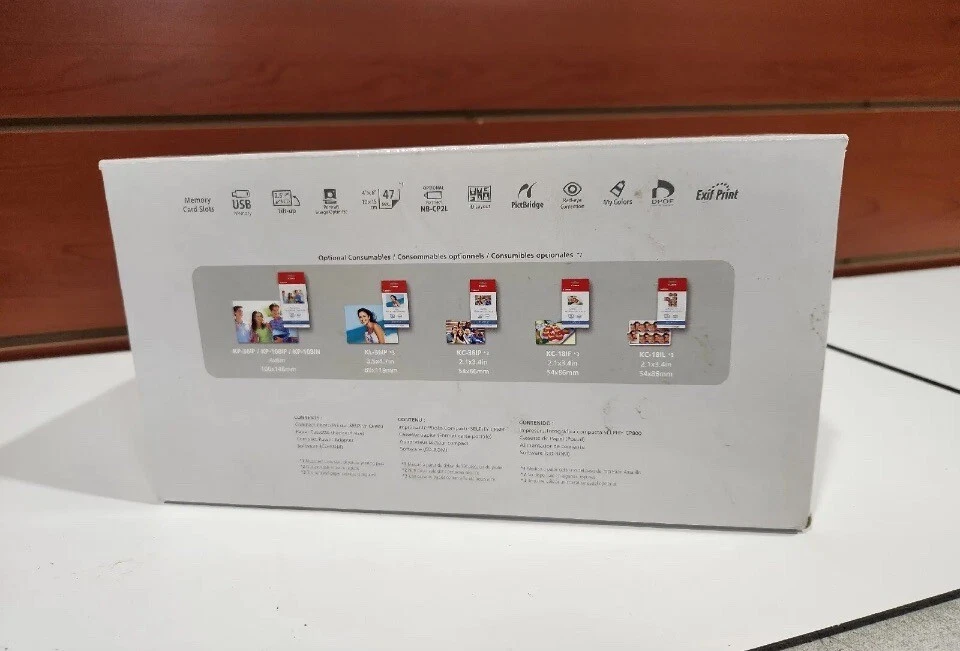 Digital Photo Inkjet Printer Combo Canon SELPHY CP800 ( New ) - Image 3 of 4