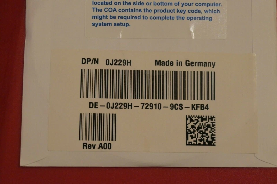 Dell Recovery Vista Disk Product DVD Reinstall Recover Reinstallation Install CD - Image 2 of 2