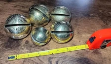 Sleigh Bells Brass FIVE   Bells Numbered Heavy Home Office