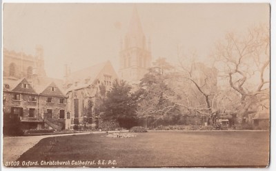 Oxford; Christchurch Cathedral SE RP PPC unbespielt, von Photochrom, Nr. 31009