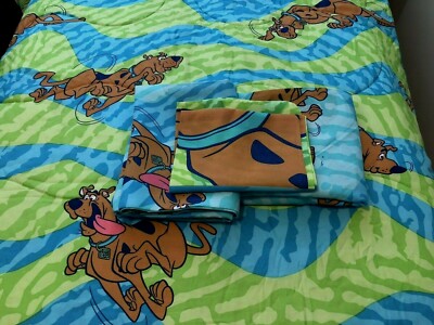 NWOT~ Scooby Doo Dan River Twin Bed Set Comforter Complete ...