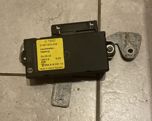 1x Porsche 996 Boxster 986 Leuchtweitenregelung Bosch Steuergerät 99661805110