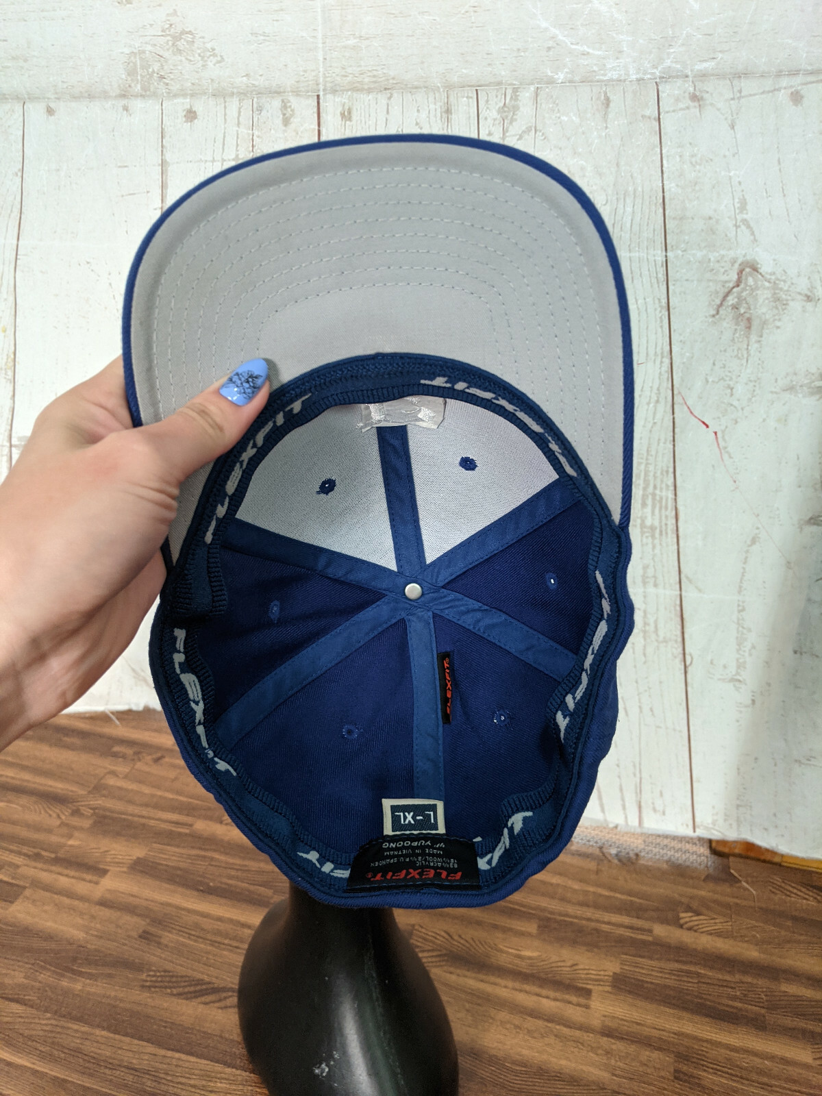 Flexfit Blue Baseball Cap - Element Construction … - image 5