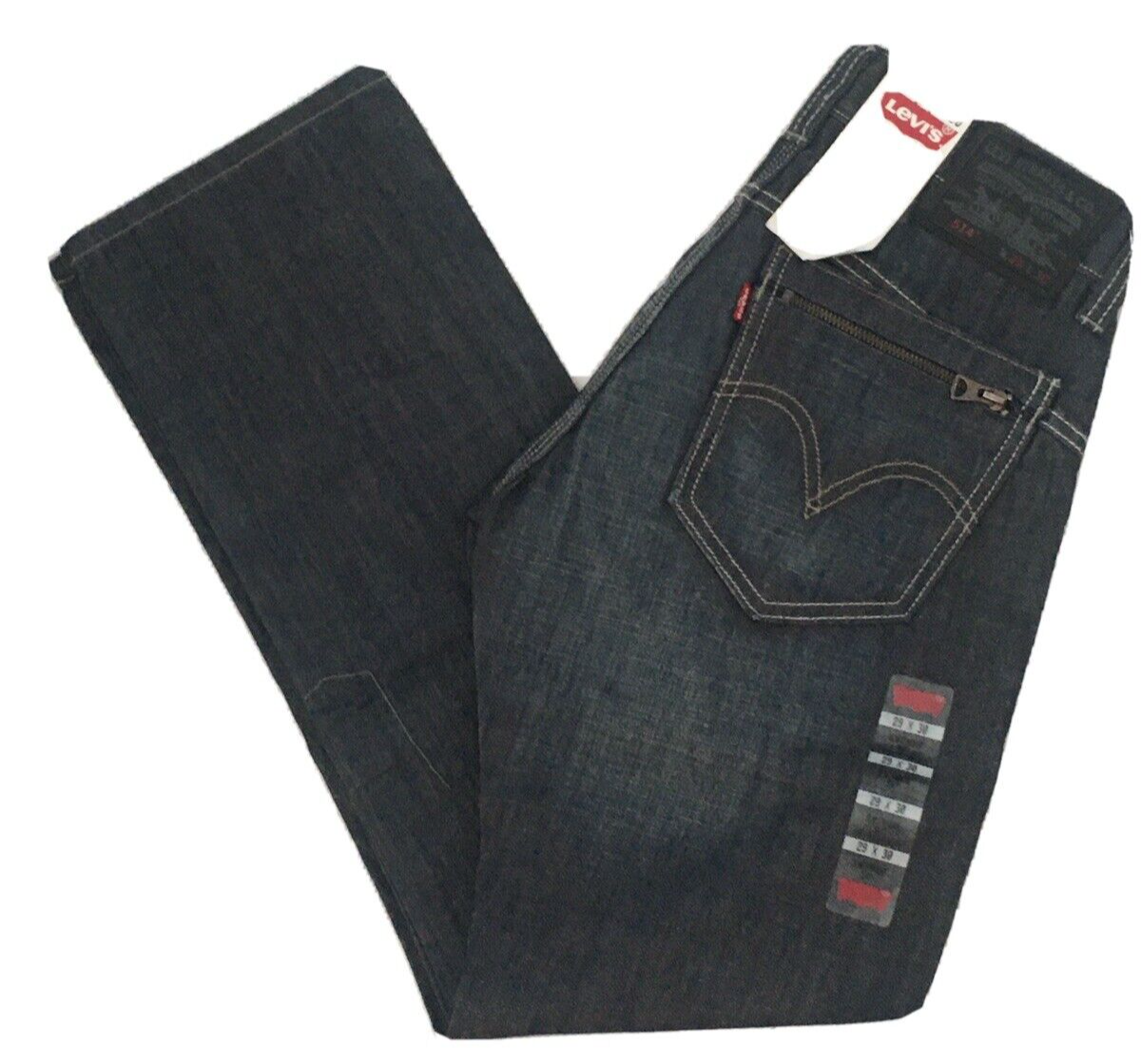 LEVI 514 リメイクパンツ Levi's 514 Jeans Slim Straight Fit Below Waist Zippered Back