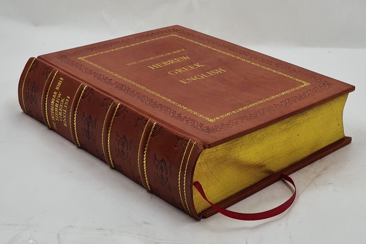 Interlinear Bible-Pr-Hebrew/Greek/English [Premium Leather Bound