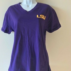 lsu v neck t shirts