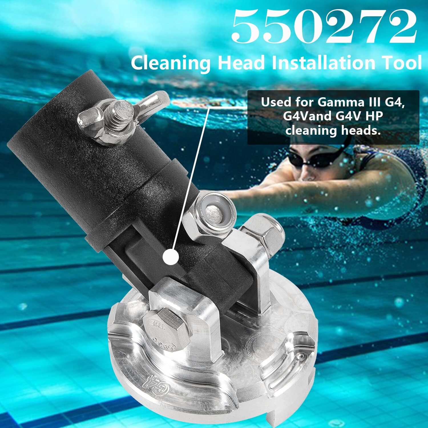 550272 Cleaning Head Metal Installation Tool for Gamma Series 3&4 Pop-Up Tools