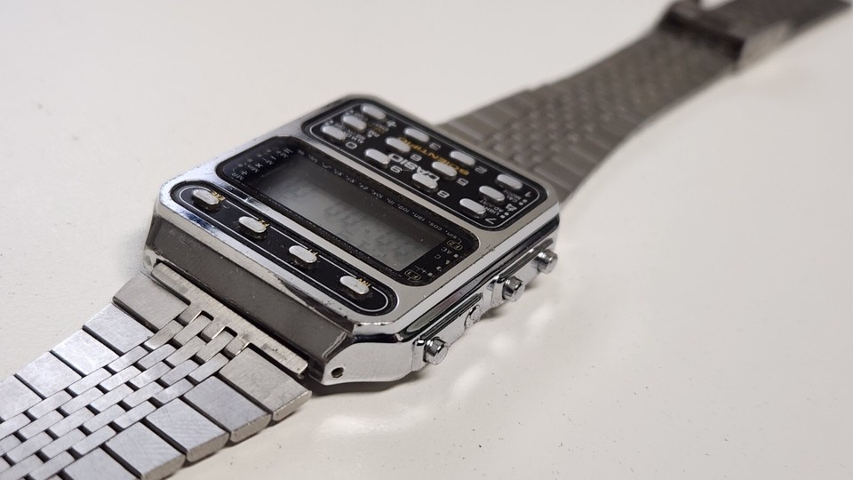 VINTAGE CASIO SCIENTIFIC CALCULATOR WATCH CFX200 MADE IN JAPAN eBay