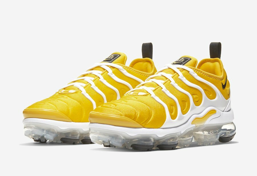 nike air vapormax plus mens yellow