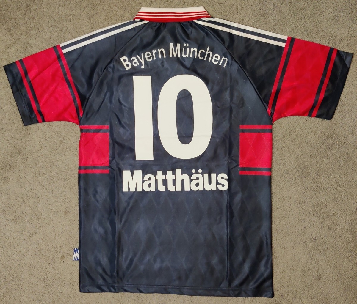 FC Bayern Munich 1997/99 Matthaus #10 Retro Vintage Soccer