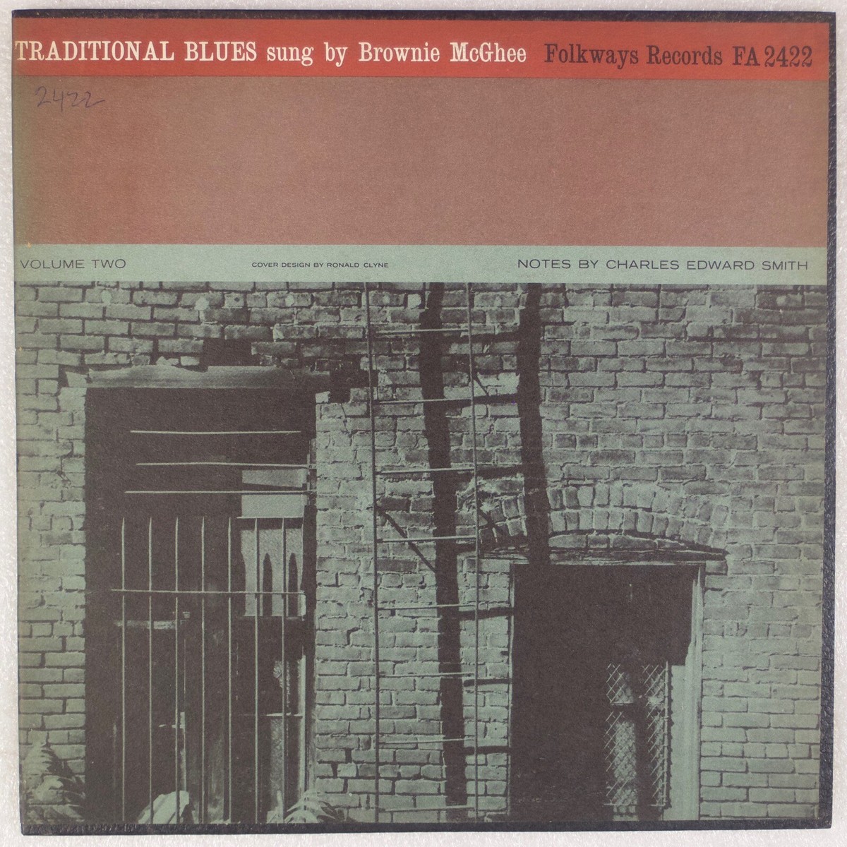 米LP Brownie Mcghee Traditional Blues - Volume Two FA2422 	FOLKWAYS /00260 Traditional Blues, Vol. 2 | Smithsonian Folkways Recordings