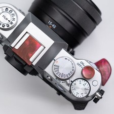 shoe cover Shutter button Nice wood Solid wood Suitable for all Fujifilm models