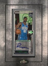 2003-04 Topps Rookie Matrix Mini Autographs #RG Reece Gaines Auto Card