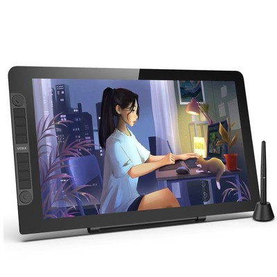 Drawing Tablet with Screen,VEIKK VK2200PRO Drawing Monitor,21.5 Inch Full-Lam...