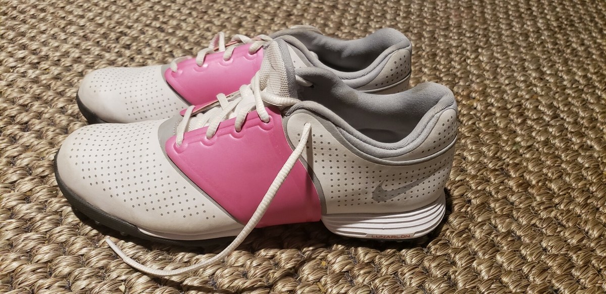 Nike Lunar Embellish Womens Golf Shoes Size 7 Gray/Pink 612662_001 | eBay
