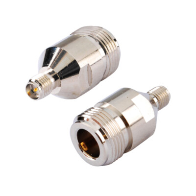 2-Pack RP-SMA Female to N Type Female WiFi Antenna Connector Adapter Convertor