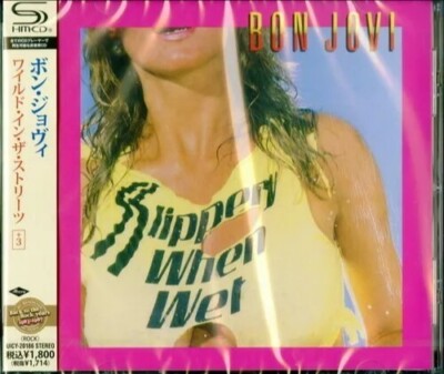 BON JOVI SLIPPERY WHEN WET NEW JAPAN CD RMST SHM AUDIOPHILE CD +3 RICHIE SAMBORA