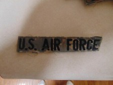 MILITARY PATCH US NAME TAPE TAG SEW ON COMBAT USED WITH WORD US AIR FORCE