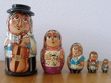 Matroschka! Matrjoschka! Babuschka! Matrioschka! 5St. J&uuml;dische Fiedler! SELTEN!!