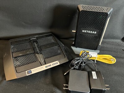 Netgear Nighthawk WiFi System Cable Modem + Router CM 1000v2  X6 AC3200 triband
