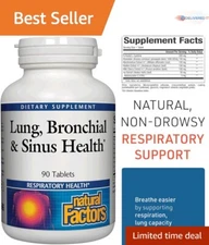 Breathe Easy with Natural Bronchial & Lung Support – 90 Tablets for All Ages