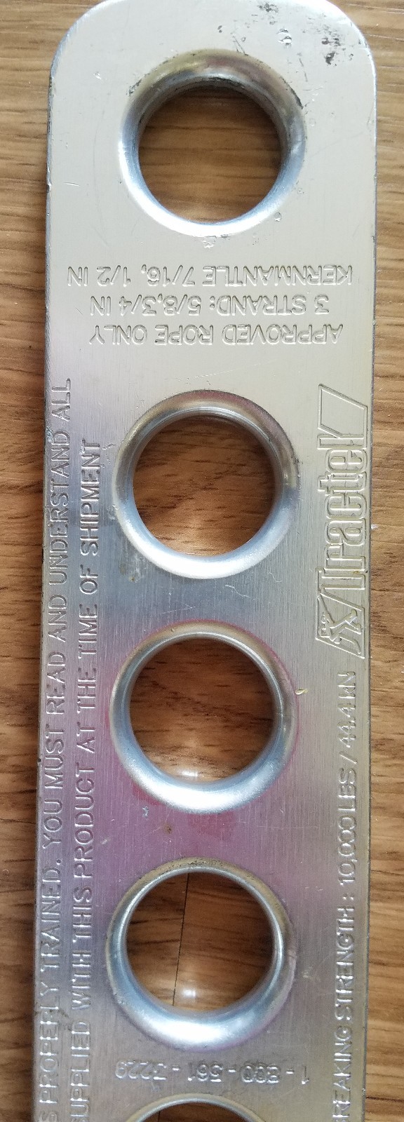 Tractel V4260 SpliceSafe Rope Termination Plate eBay