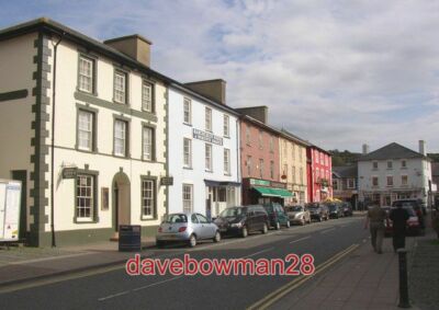 PHOTO  MARKET STREET (HEOL Y FARCHNAD) ABERAERON THESE THREE-STOREY BUILDINGS SH