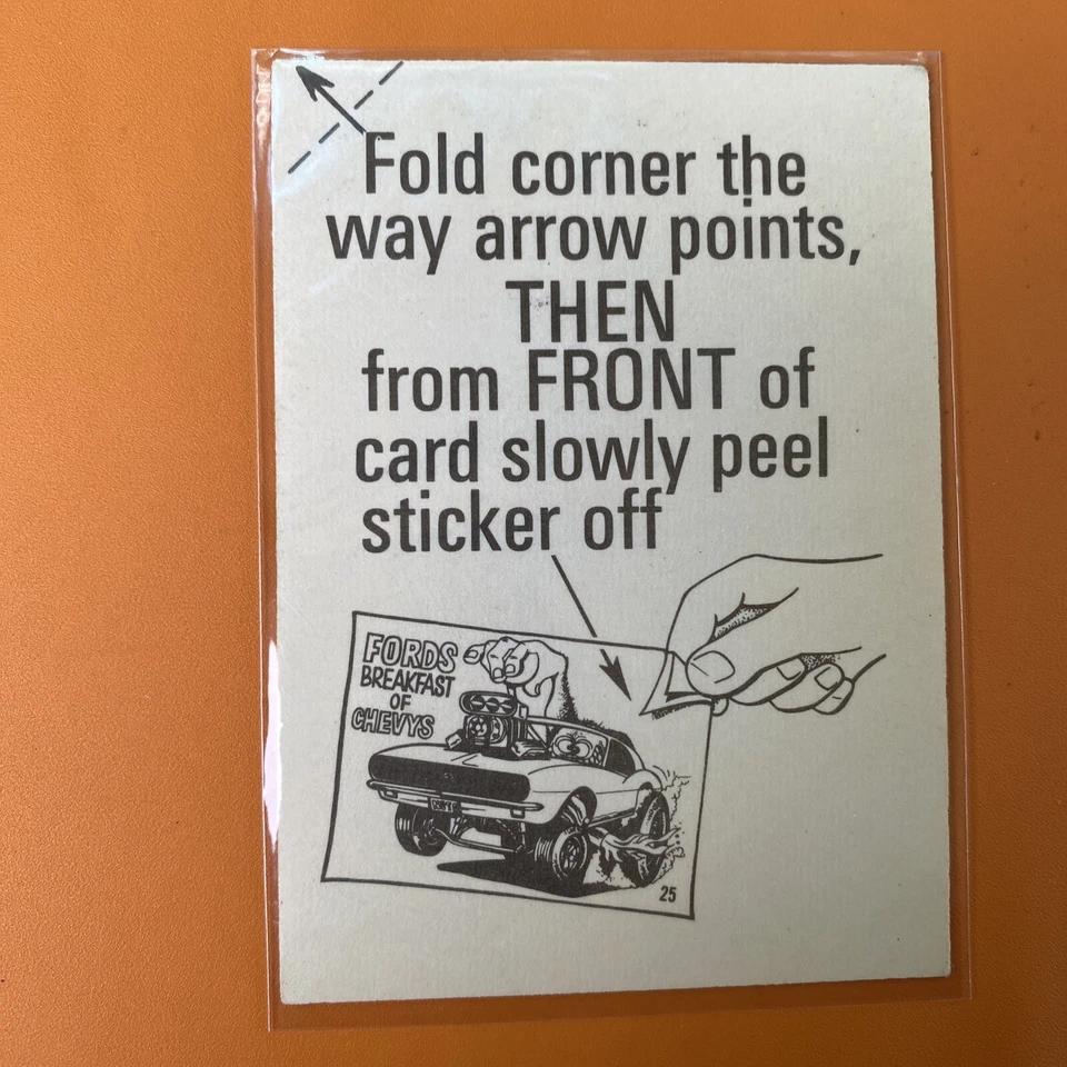 1971 Odd Rods ALL STARS. #28 "DESSERT Chevy Muscle Car" in Excellent+ condition. - Image 2 of 4