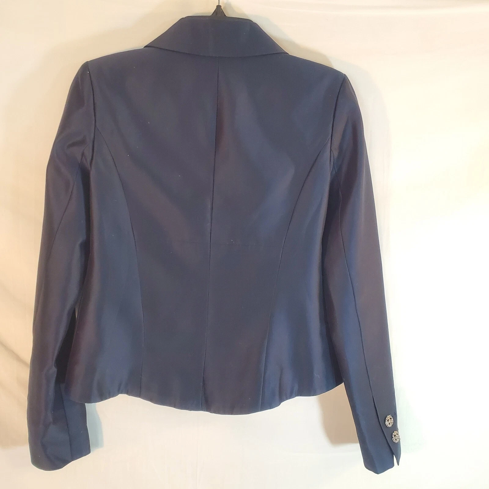 $5150 CHANEL 2014 Cruise Collection tuta donna 34 blu navy giacca logo CC usata in ottime condizioni