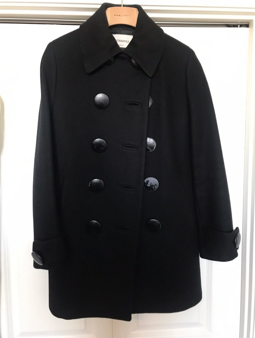 Viktor & Rolf FW01 Black Collection Peacoat Sz.40/Prada/Raf Viktor & Rolf FW01 Black Collection Peacoat Sz.40/Prada/Raf