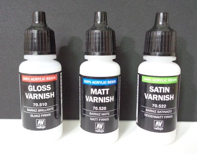 Vallejo 70510 70520 70522 (191,18 /l) 17 ml Varnish Acryl Resin gloss matt satin