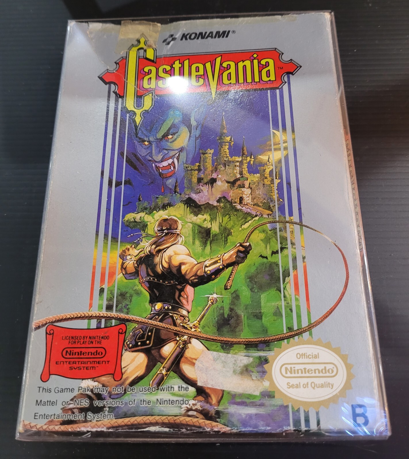 Boîte Vide Nintendo NES - Castlevania - Boite En Mauvais État