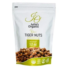 Julia’s Organic Premium Raw Organic Tiger Nuts(12 oz) (Raw Snacks)