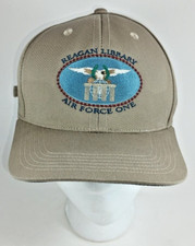 Authentic Ronald Reagan Library Air Force One Hat By Navy Command Caps. USA Made