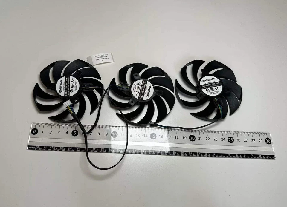 MSI RTX 3060 3070 3080 3090 (Ti) RX 6800 6900 Gaming X/Z Trio Fans Replacement - Image 4 of 4
