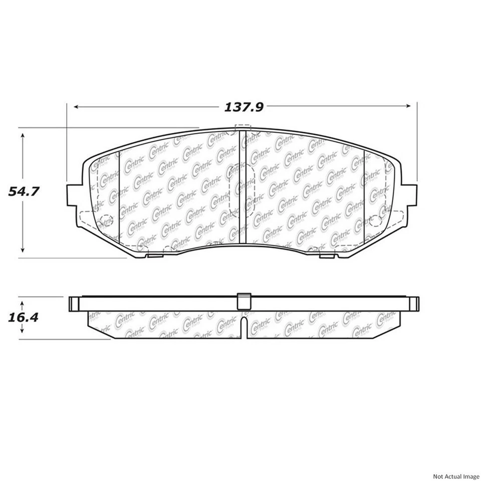 Juego de 2 pastillas de freno y zapatas de freno delanteras + traseras de cerámica para Suzuki Grand Vitara 2006 Foto 4 de 4