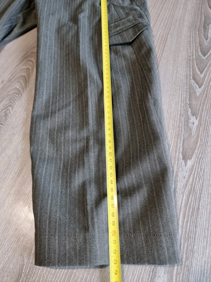 Pantacourt IKKS Style Cargo Vintage - Rayures Tennis, Taille 38, Occasion Très Bon état