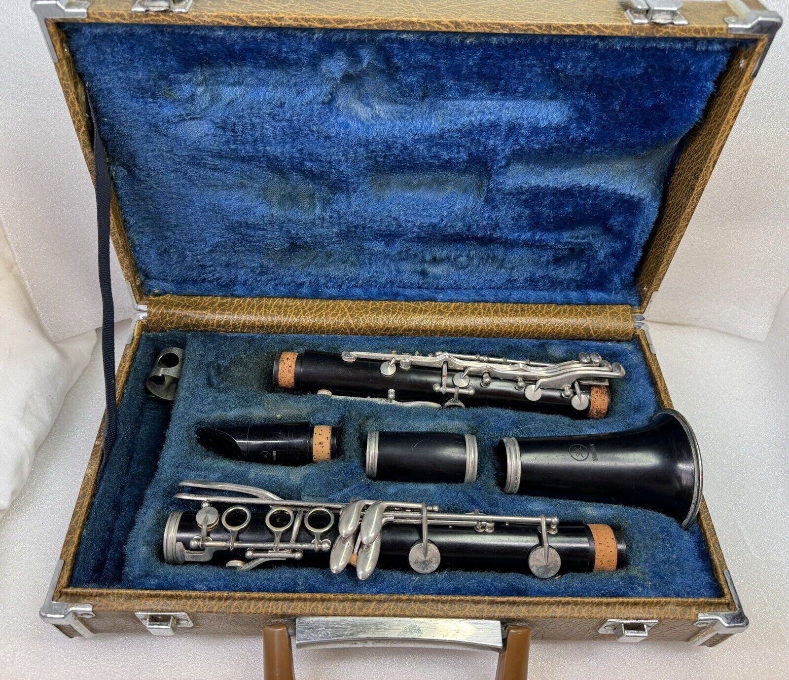 Vintage YAMAHA YCL-32 Clarinet Made In Japan Wood W/Original Yamaha Case