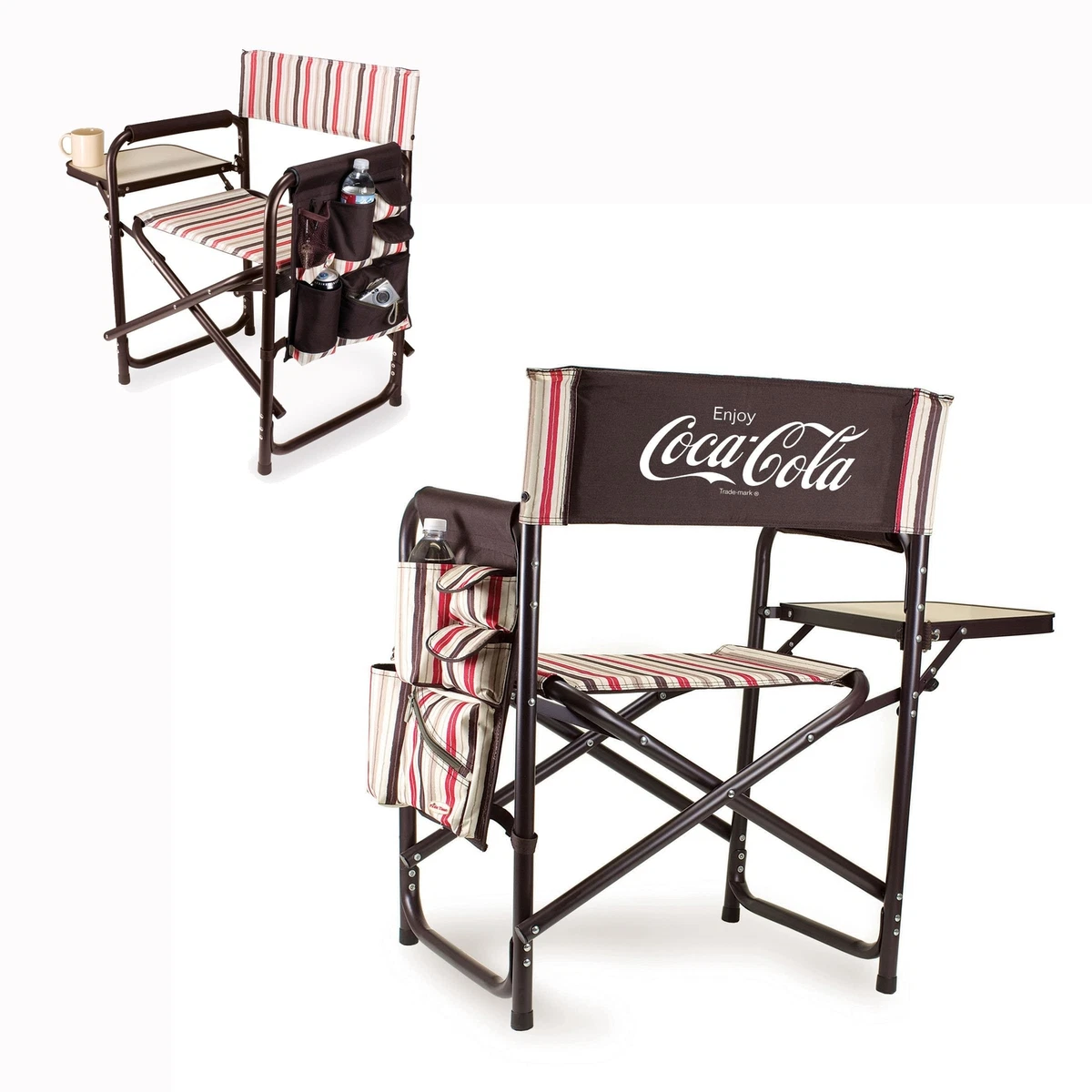 Picnic time folding chair 2024 with side table