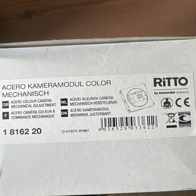 RITTO Acero Kameramodul 1 8162 20 Color
