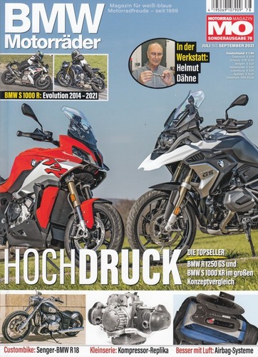 MO BMW Motorräder Nr. 78 + R 1250 GS vs. S 1000 XR + HP2 Sport gebraucht